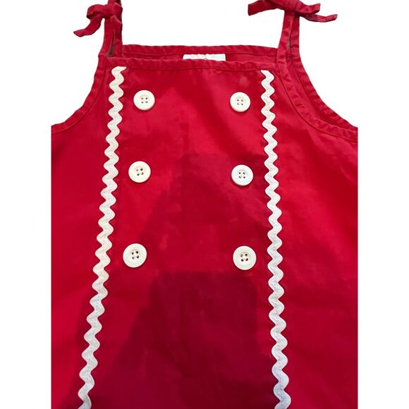 Hanna Andersson Red Girls Sundress, Size 120 (6-7), EUC - Picture 2 of 6